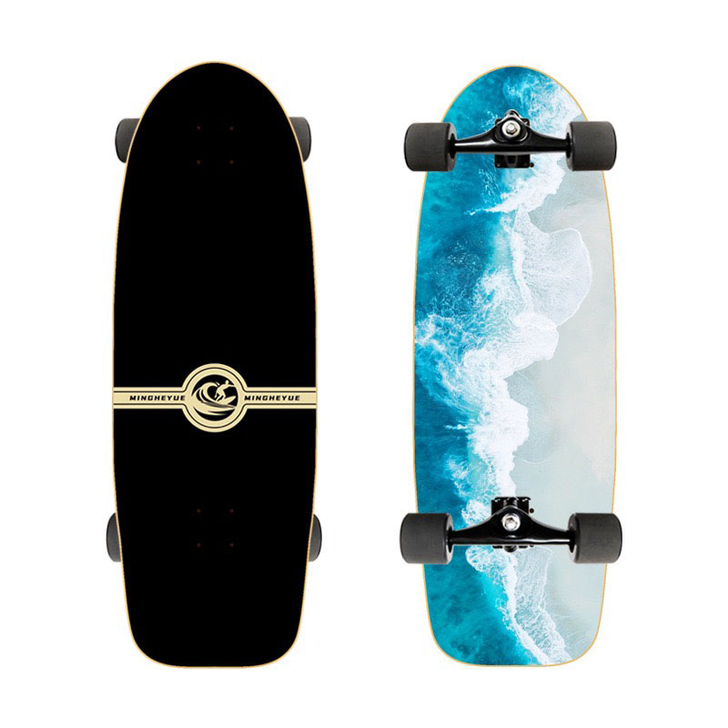 Skateboard Complete Deck - Surfskate Board Land Surf Skate Sport