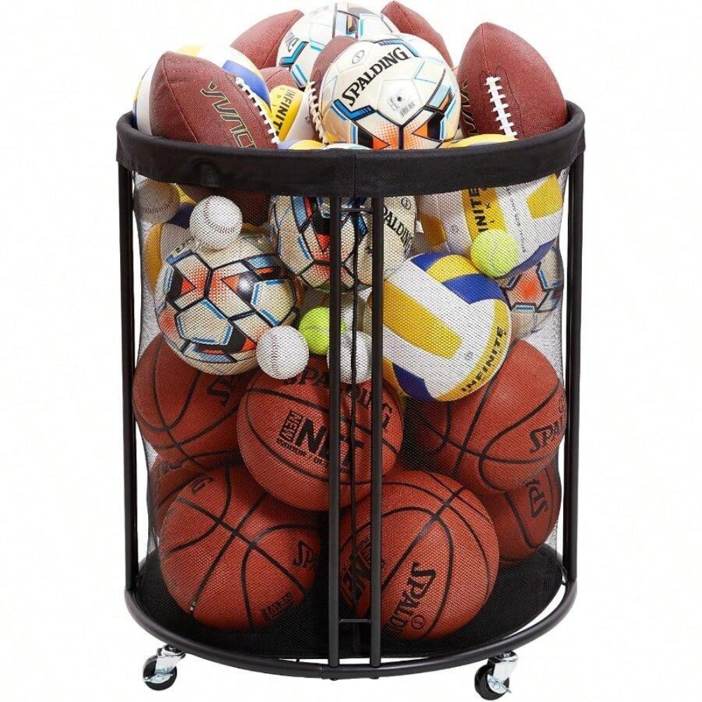 Heavy Duty Ball Storage Bin Ca - Sports Equipment Basketball 评论和价格
