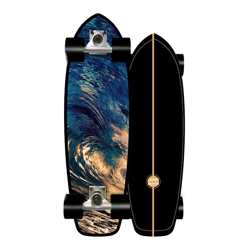 Deep Concave Deck Surfskate Bo - Skateboard Complete Deck 评论和价格