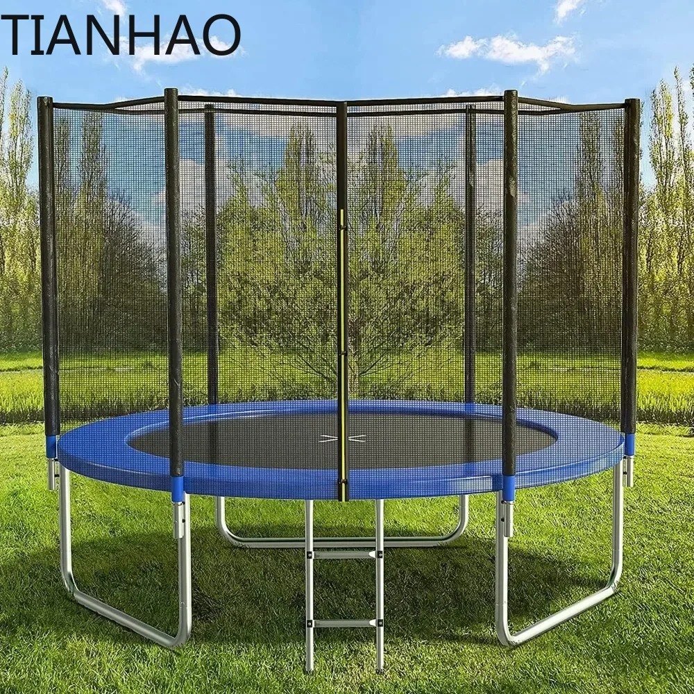 14ft/15ft Trampoline with Safe - Trampoline Spring Cover 评论和价格